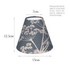 Candle Shade In Indigo Cow Parsley 5 Candle Shade In Indigo Cow Parsley -CURTAINS accessories Sale 10CAN15CPIN 13