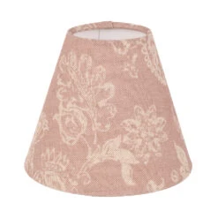 Candle Shade In Dusky Pink Cavendish