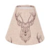Candle Shade In Natural Stag