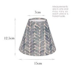 Candle Shade In Indigo Watercolour Leaf 5 Candle Shade In Indigo Watercolour Leaf -CURTAINS accessories Sale 10CAN15WLIN 13