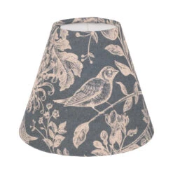 Candle Shade In Indigo Woodland