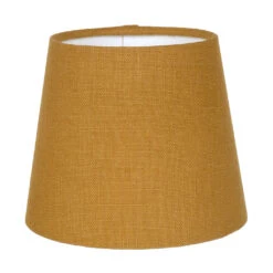 French Drum Candle Shade Ochre Waterford Linen