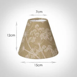 Candle Shade In Soft Gold Cow Parsley 5 Candle Shade In Soft Gold Cow Parsley -CURTAINS accessories Sale 10can15cpgo 13