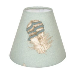 Candle Shade In Duck Egg Featherdown