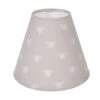 Candle Shade In Soft Grey Honey Bees