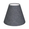 Candle Shade In Granite Herringbone Lovat Tweed