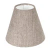 Candle Shade In Limestone Herringbone Lovat Tweed