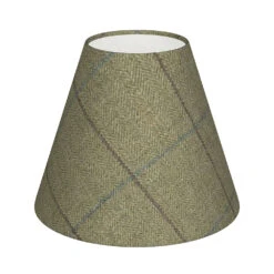 Candle Shade In Talisker Check Lovat Wool