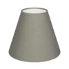 Candle Shade In Pewter Satin
