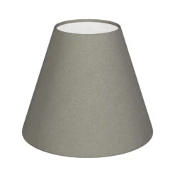 Candle Shade In Pewter Satin