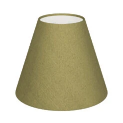 Candle Shade In Antique Gold Silk