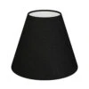Candle Shade In Black Silk