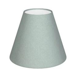 Candle Shade In French Grey Silk