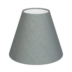 Candle Shade In Blue Waterford Linen