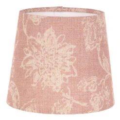 French Drum Candle Shade In Dusky Pink Cavendish