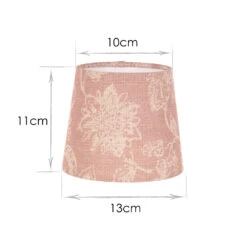 French Drum Candle Shade In Dusky Pink Cavendish -CURTAINS accessories Sale 10canfd13cvdp 13