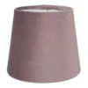 French Drum Candle Shade In Dusky Pink Hunstanton Velvet