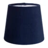 French Drum Candle Shade In Navy Blue Hunstanton Velvet