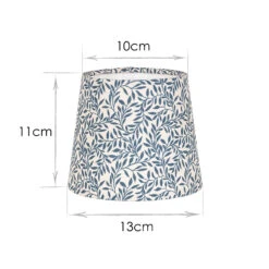 French Drum Candle Shade In Indigo Spring Leaf -CURTAINS accessories Sale 10canfd13slin 13