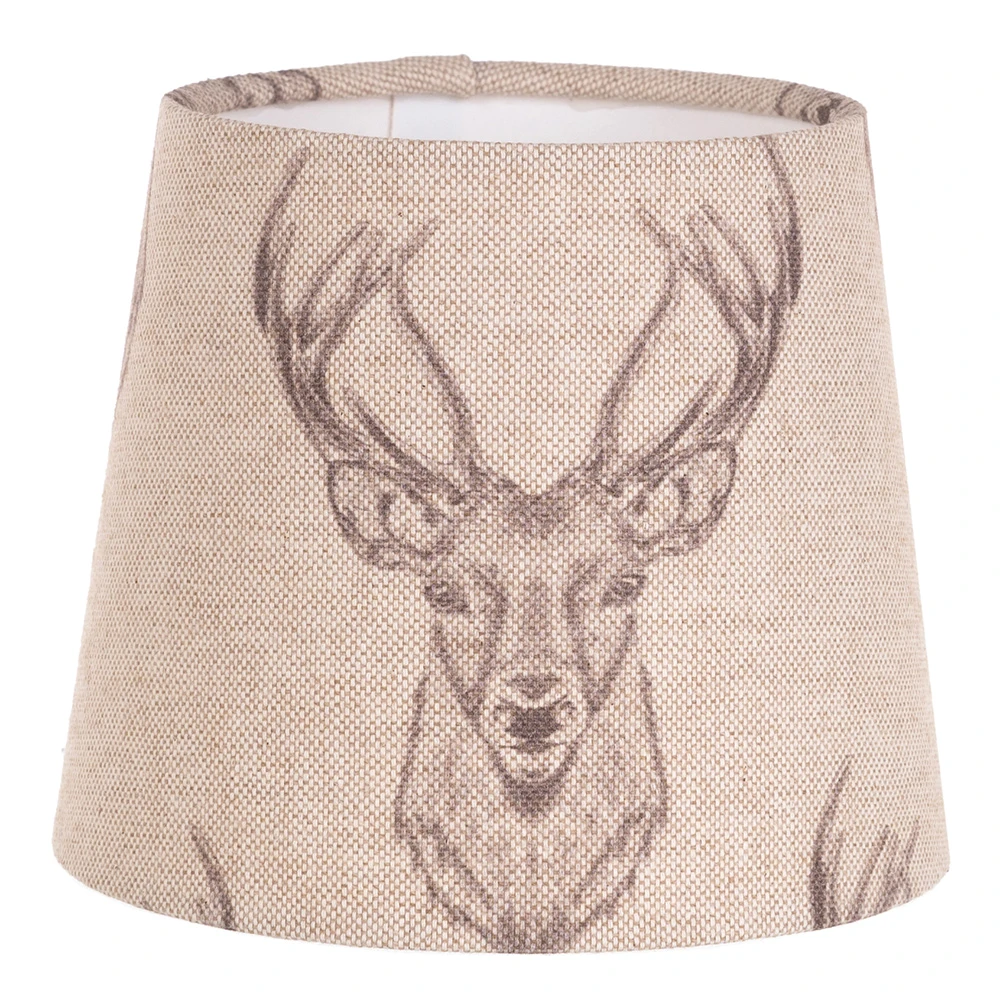 French Drum Candle Shade In Natural Stag 1 French Drum Candle Shade In Natural Stag