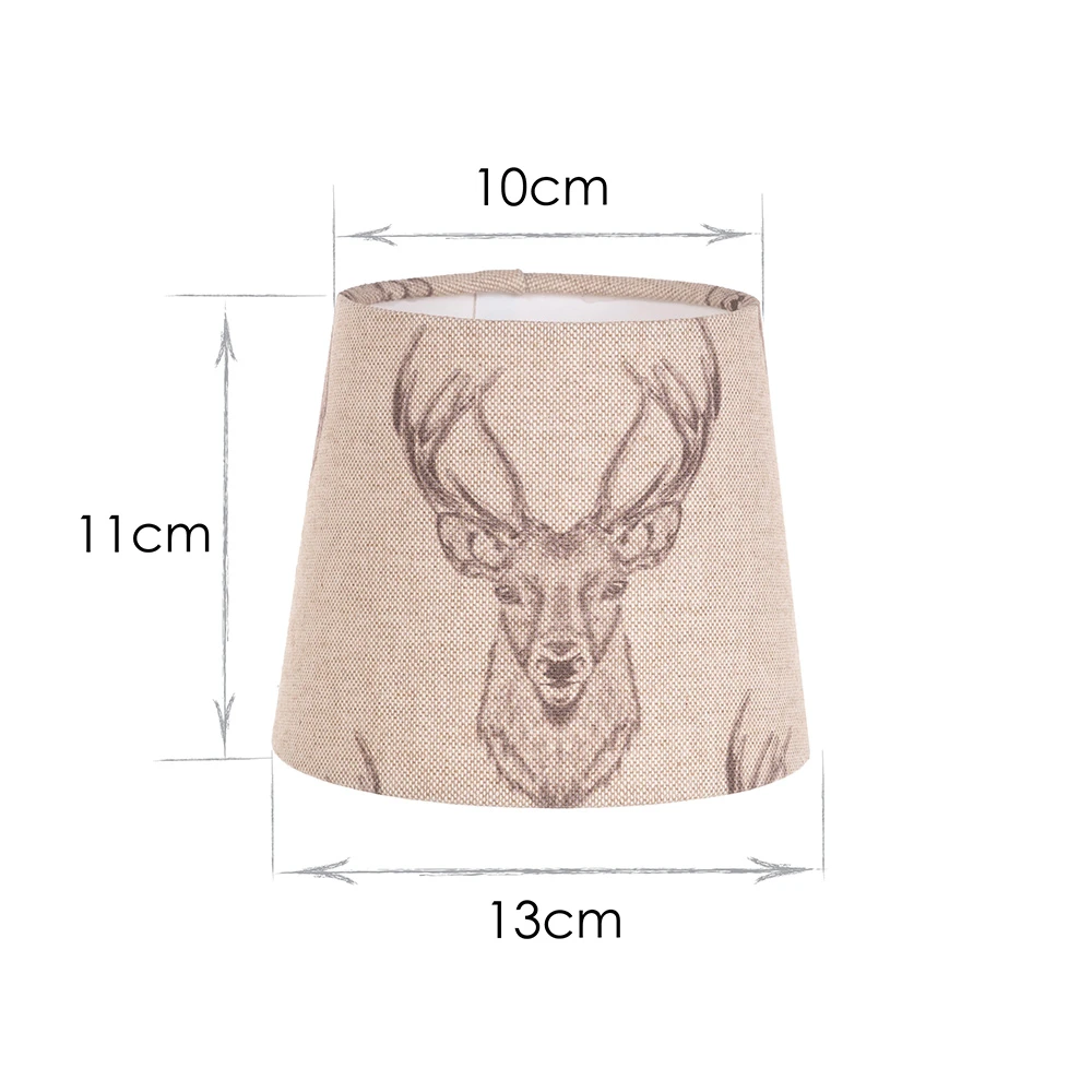French Drum Candle Shade In Natural Stag 3 French Drum Candle Shade In Natural Stag - Image 3