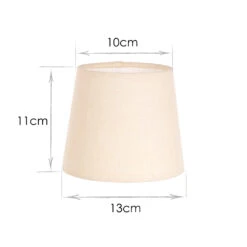 French Drum Candle Shade In Cream Waterford Linen -CURTAINS accessories Sale 10canfd13wacr 13