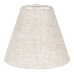 15cm Empire Shade In Natural Isabelle Linen