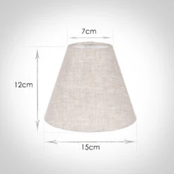 15cm Empire Shade In Natural Isabelle Linen -CURTAINS accessories Sale 10e15isna 13
