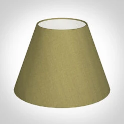 25cm Empire Shade In Antique Gold Silk