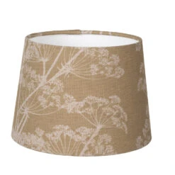 20cm Medium French Drum In Soft Gold Cow Parsley