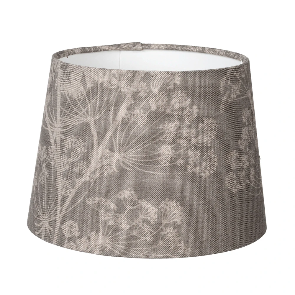 20cm Medium French Drum In Soft Grey Cow Parsley 1 20cm Medium French Drum In Soft Grey Cow Parsley