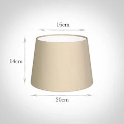20cm Medium French Drum Shade In Royal Oyster Silk -CURTAINS accessories Sale 10fdm20siro 13