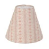 Candle Shade In Coral Cottage Stripe