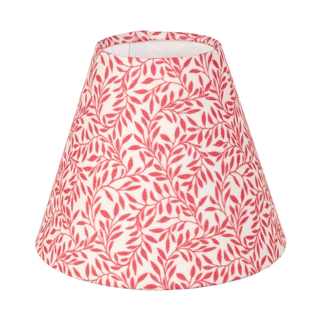 Candle Shade In Raspberry Spring Leaf 1 Candle Shade In Raspberry Spring Leaf