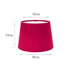 20cm Medium French Drum In Raspberry Hunstanton Velvet -CURTAINS accessories Sale 20fdm20hurb 13