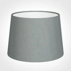 30cm Medium French Drum Shade In Blue Waterford Linen