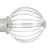 Fluted Glass Ball Finial For 38mm Pole In Clay