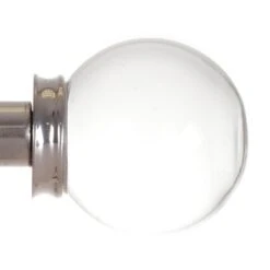 Glass Finial For 20mm Pole In Mercury