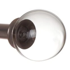 Glass Finial For 20mm Pole In Polished 6 Glass Finial For 20mm Pole In Polished -CURTAINS accessories Sale 451po 2
