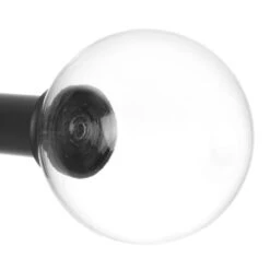 25mm Glass Finial In Matt Black -CURTAINS accessories Sale 452mb 20