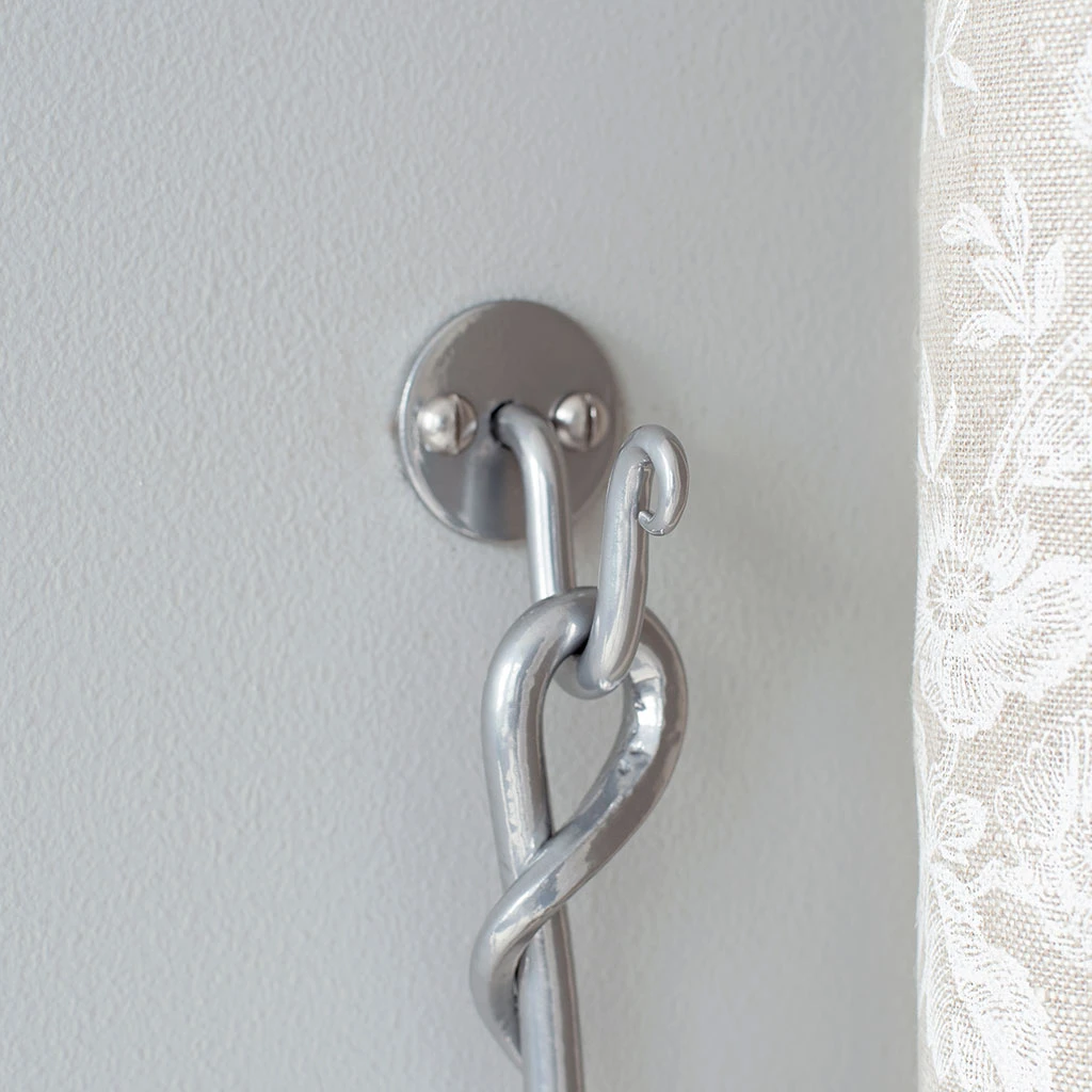 Hatton Holdback Hook In Mercury 2 Hatton Holdback Hook In Mercury - Image 2