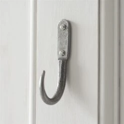 11cm Barn Wall Hook In Polished -CURTAINS accessories Sale 528po 2