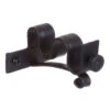 12/12mm Double Pole Centre Bracket In Matt Black