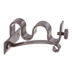 12/12mm Double Pole Centre Bracket In Polished -CURTAINS accessories Sale 6001po 20