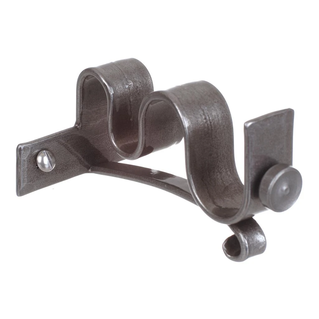 20/12mm Double Pole Centre Bracket In Polished 1 20/12mm Double Pole Centre Bracket In Polished