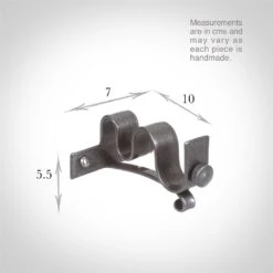 20/12mm Double Pole Centre Bracket In Polished 8 20/12mm Double Pole Centre Bracket In Polished -CURTAINS accessories Sale 6002po 3