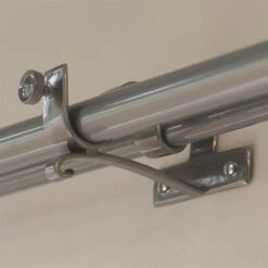 20/12mm Double Pole Centre Bracket In Polished 9 20/12mm Double Pole Centre Bracket In Polished -CURTAINS accessories Sale 6002po 4