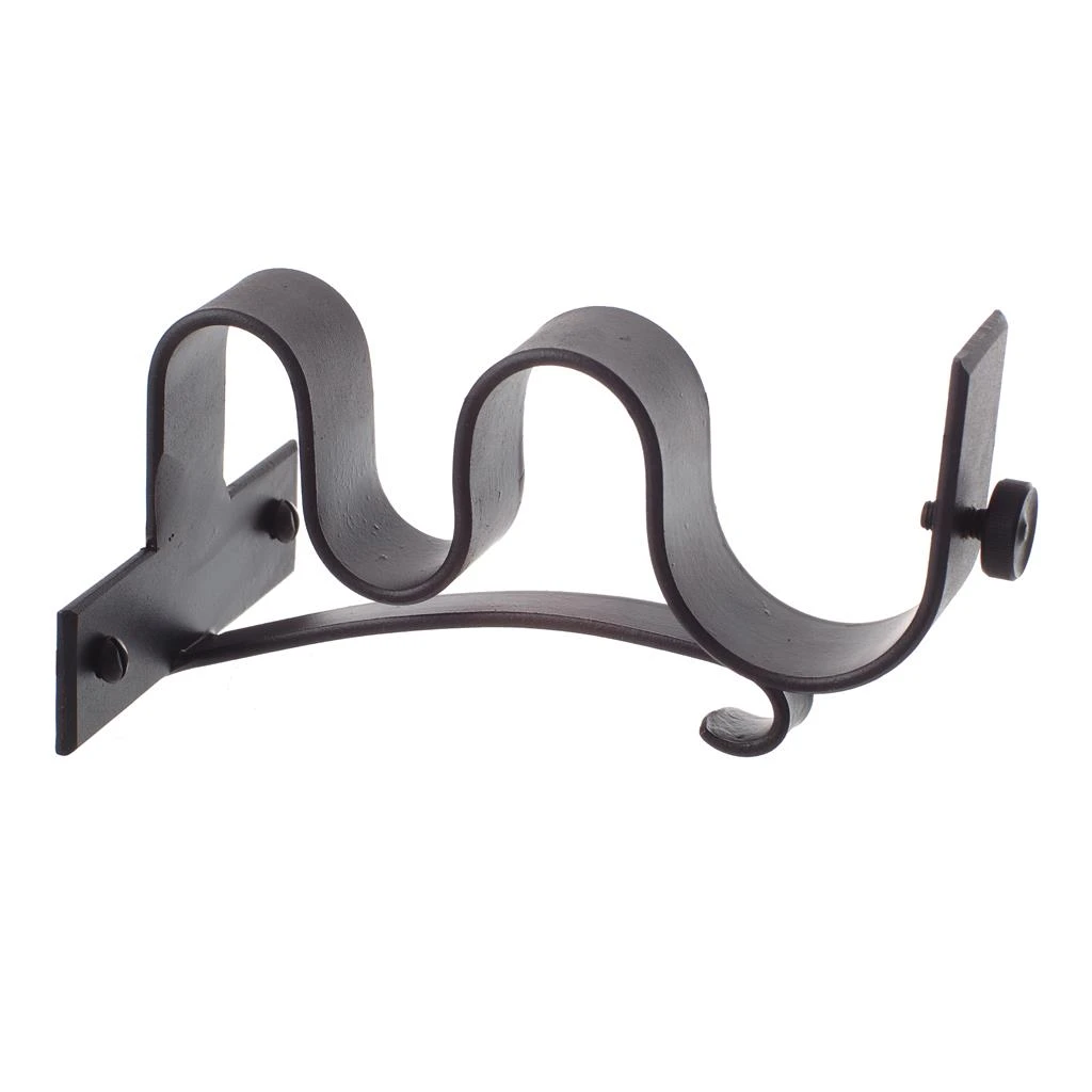 38/20mm Double Pole Centre Bracket In Beeswax 4 38/20mm Double Pole Centre Bracket In Beeswax - Image 4