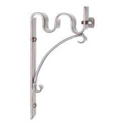 12/12mm Double Pole Standard Bracket In Mercury 7 12/12mm Double Pole Standard Bracket In Mercury -CURTAINS accessories Sale 6005me 20