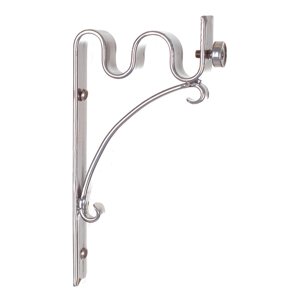 12/12mm Double Pole Standard Bracket In Mercury 4 12/12mm Double Pole Standard Bracket In Mercury - Image 4